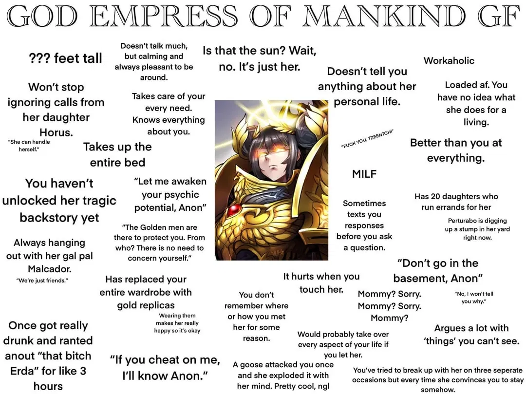 Female God Emperor of Mankind