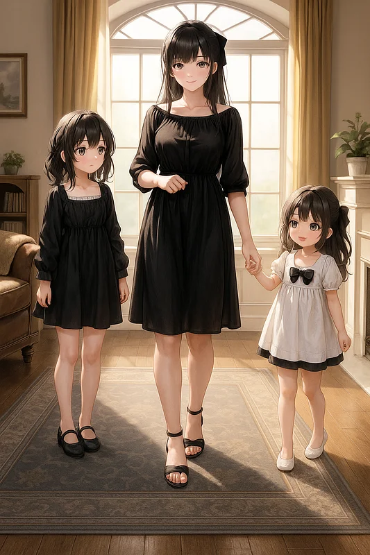 Wife and daughters