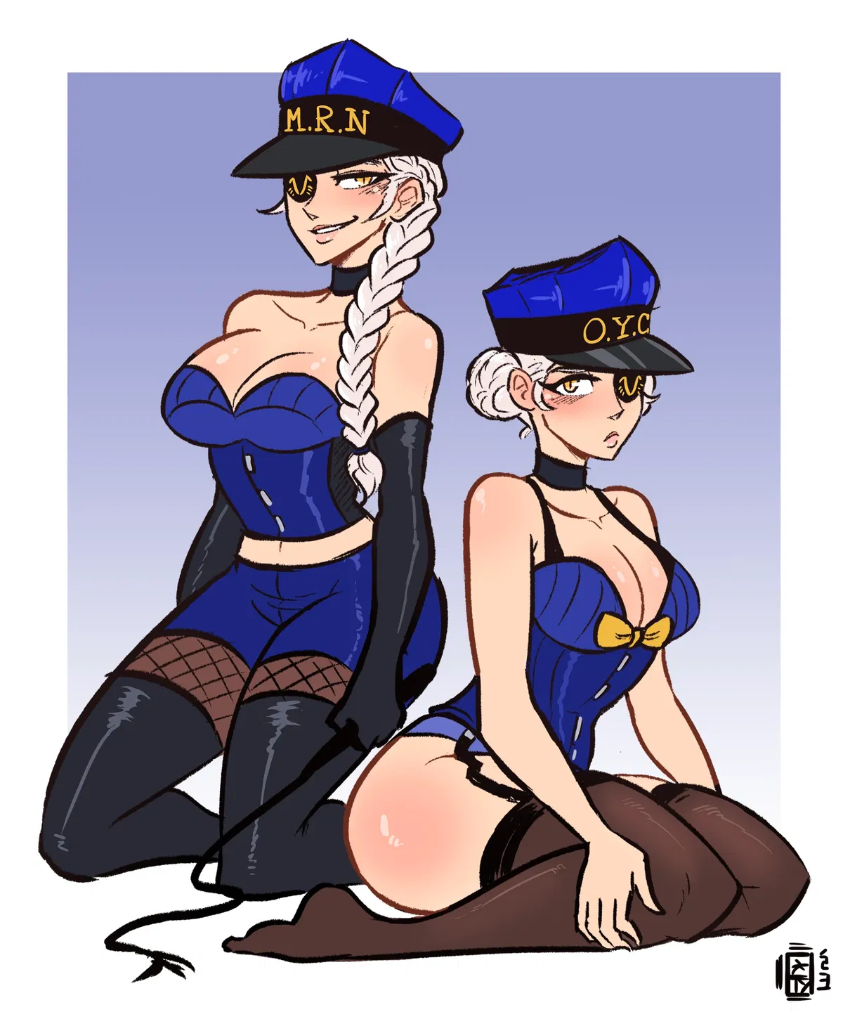 Justine & Caroline (Aged Up)