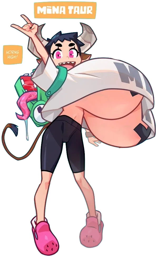 Mina Taur: The Pint-Sized Minotaur with MEGA Milkers!