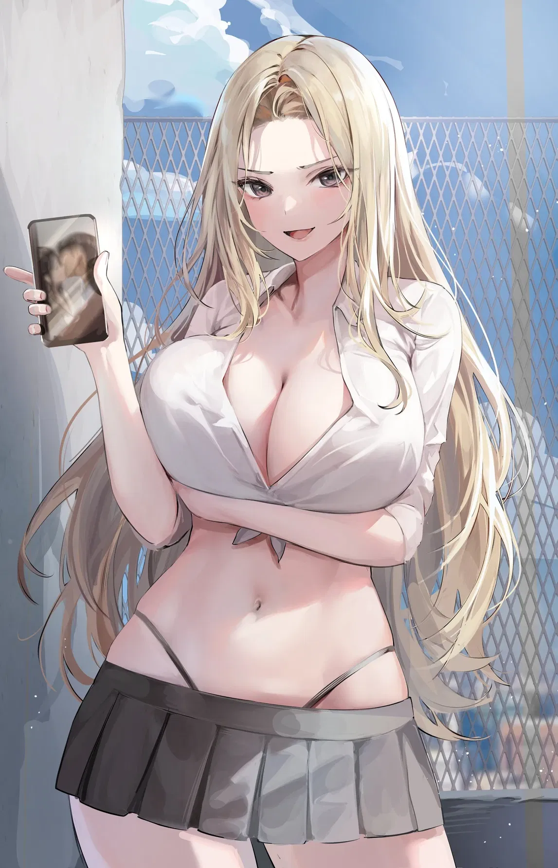 Popular Girl Blackmails You [WLW]