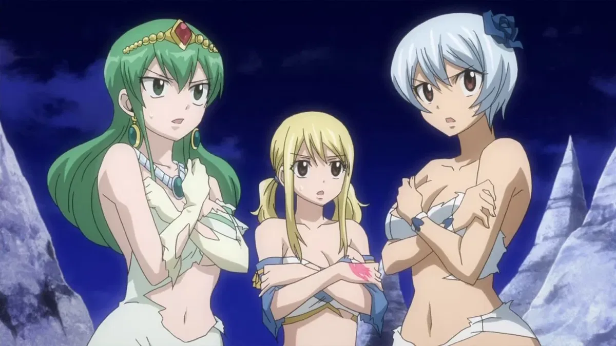Princess Hisui E. Fiore, Lucy Heartfilia & Yukino Agria