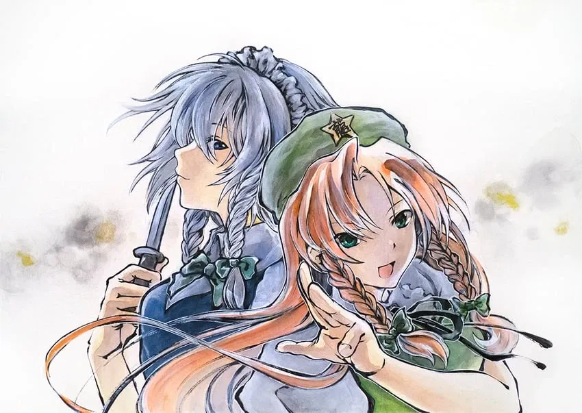 Sakuya Izayoi and Hong Meiling