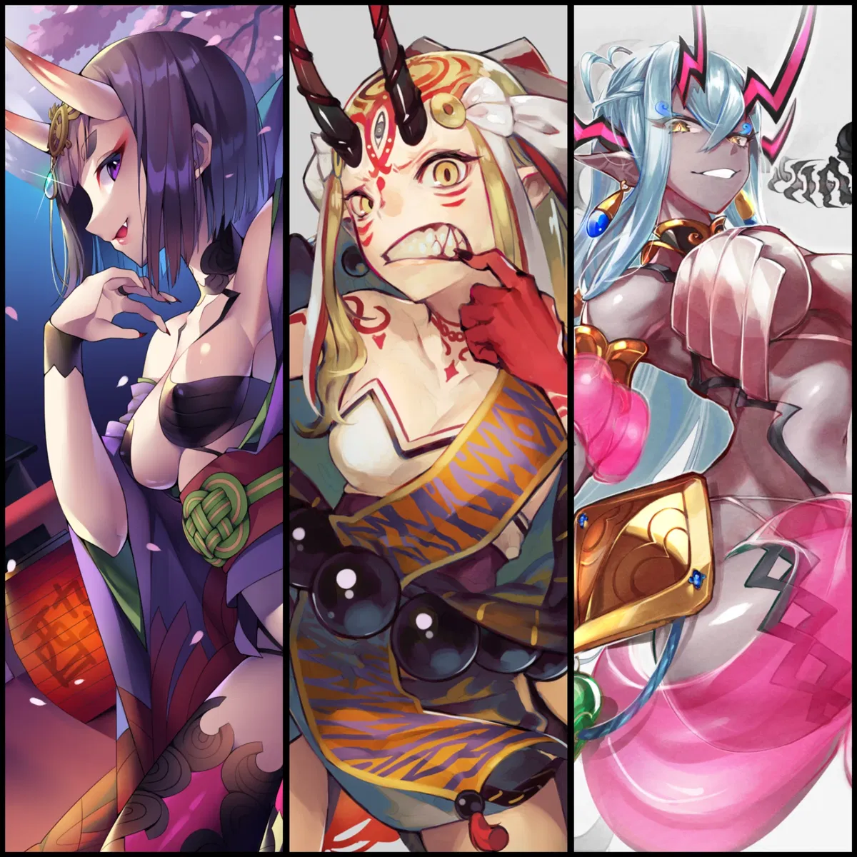 Shuten Douji & Ibaraki Douji & Ibuki Douji
