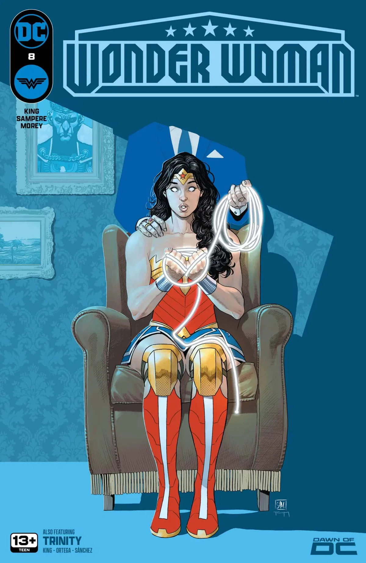 Wonder Woman (controlled by the Lasso of Lies)